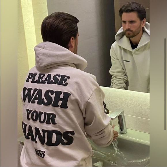 TALENTLESS | Please Wash Your Hands Hoodie | S - Picture 3 of 7